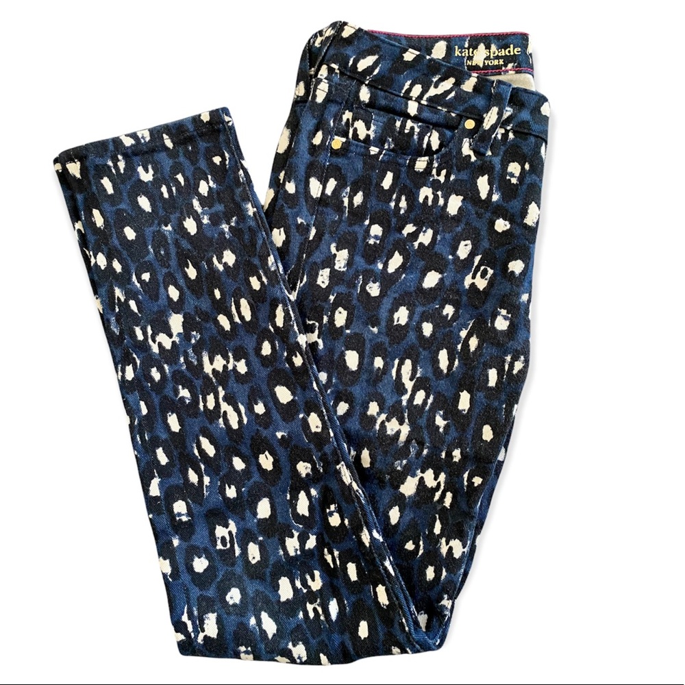 👖 Kate Spade Broome Street Autumn Leopard Denim